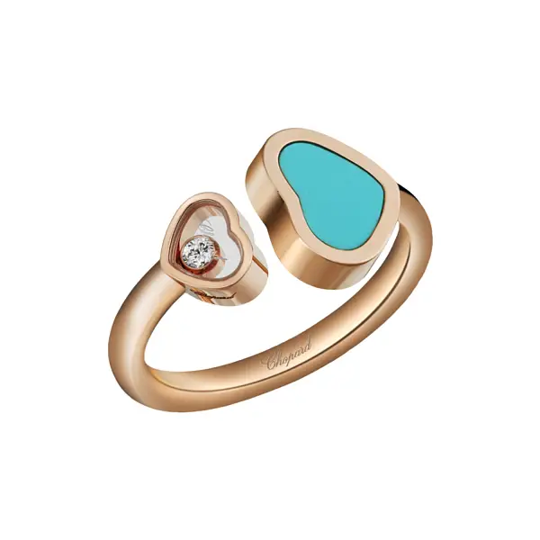 Gold Ring Chopard Happy Hearts 829482-5410