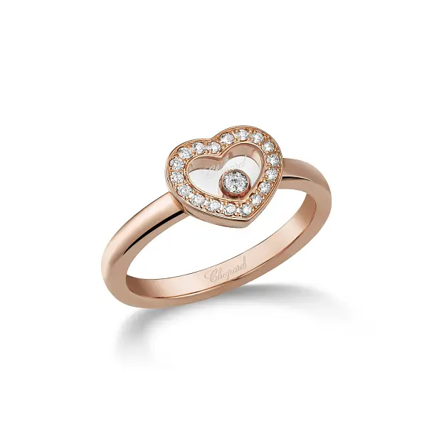Gold Ring Chopard Happy Diamonds 82A054-5210
