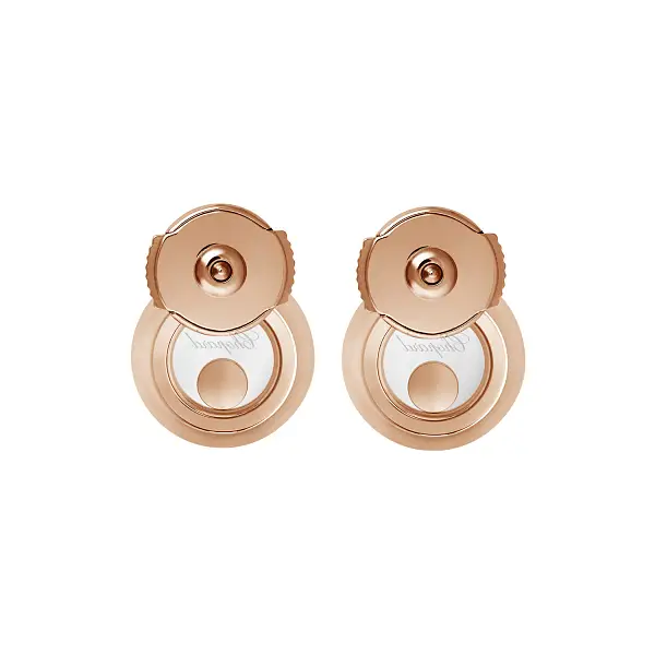 Gold Earrings Chopard Happy Diamonds 83A017-5201