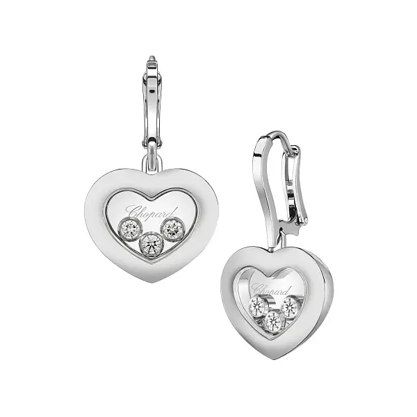 Gold Earrings Chopard Happy Diamonds 83A611-1301