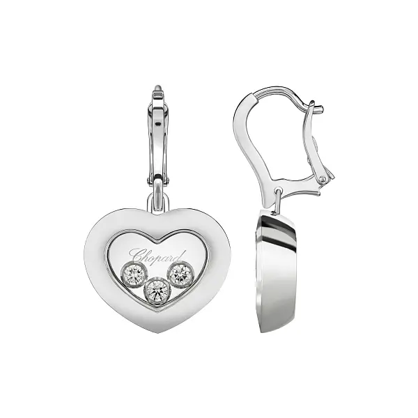 Gold Earrings Chopard Happy Diamonds 83A611-1301