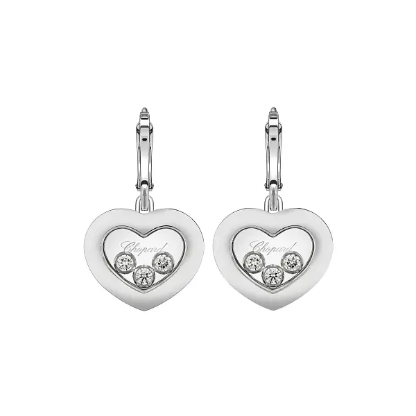 Gold Earrings Chopard Happy Diamonds 83A611-1301