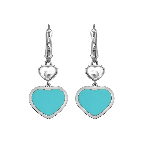 Gold Earrings Chopard Happy Hearts 837482-1410