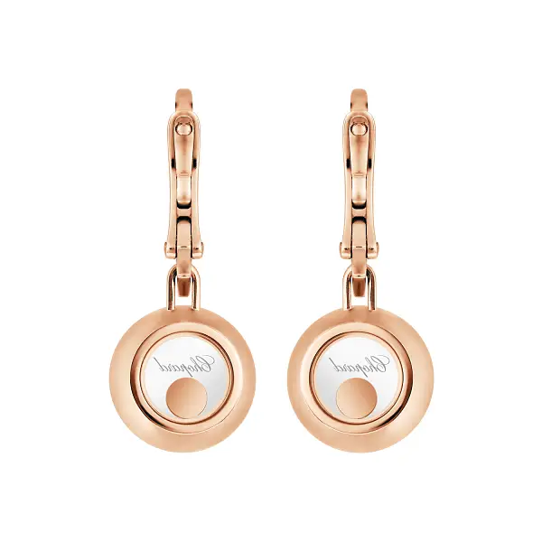 Gold Earrings Chopard Happy Diamonds 83A017-5301