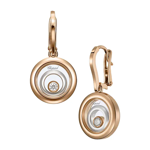 Gold Earrings Chopard Happy Spirit 838230-9001