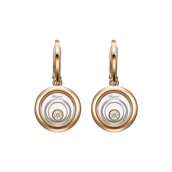 Gold Earrings Chopard Happy Spirit 838230-9001