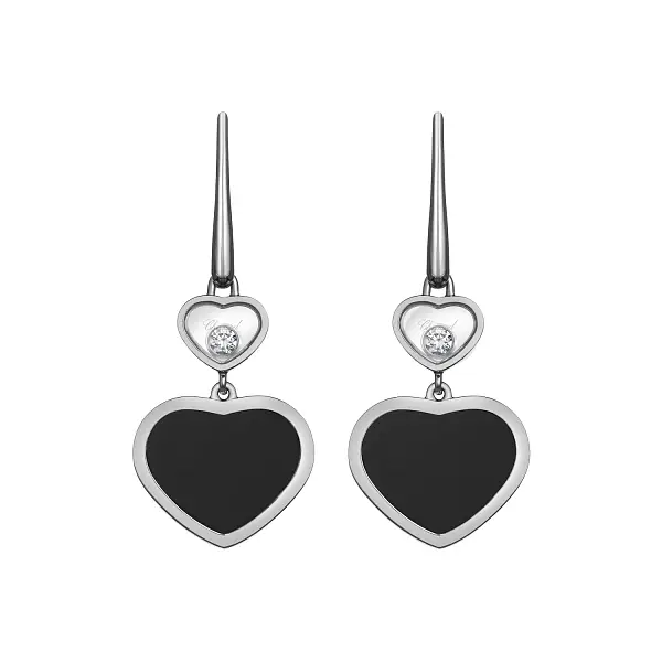 Gold Earrings Chopard Happy Hearts 837482-1210