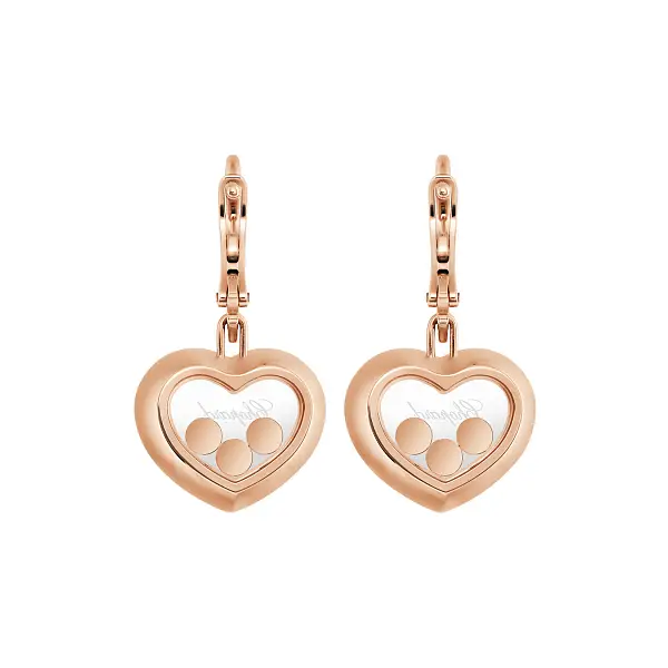 Gold Earrings Chopard Happy Diamonds 83A611-5401
