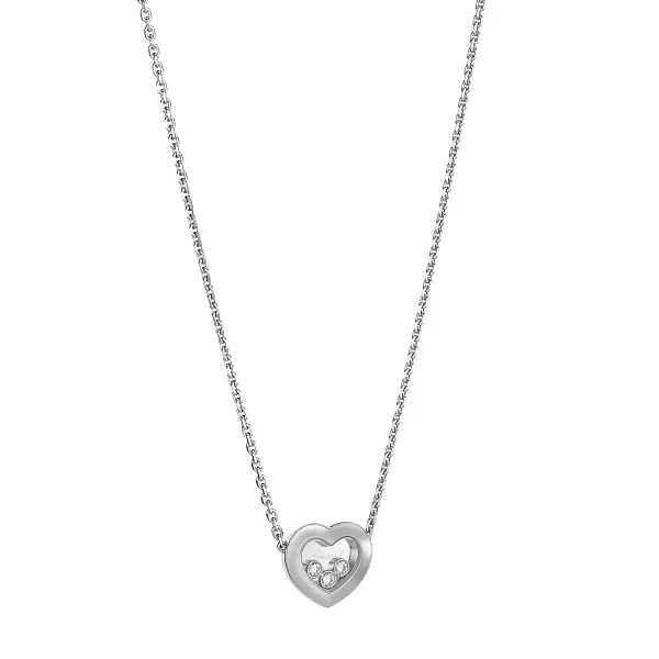 Gold Chopard Happy Diamonds Necklace 81A611-1001