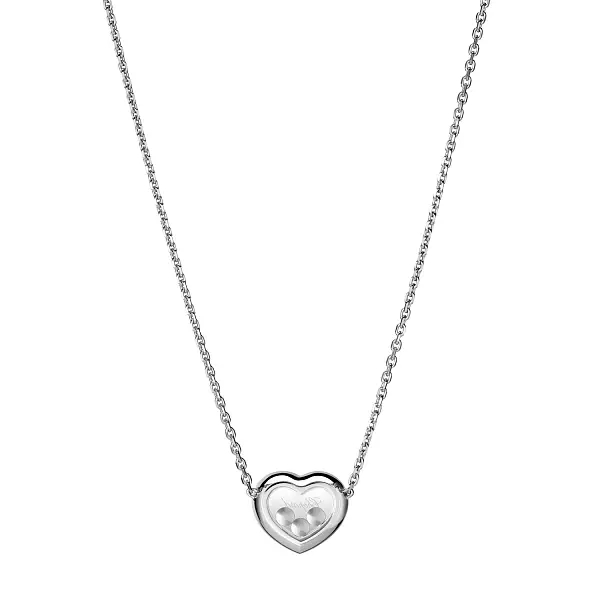 Gold Chopard Happy Diamonds Necklace 81A611-1001