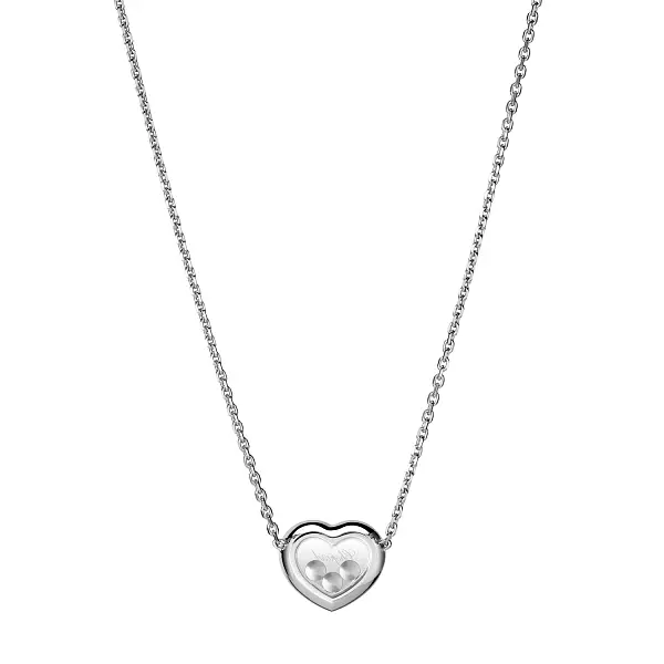 Gold Chopard Happy Diamonds Necklace 81A611-1201
