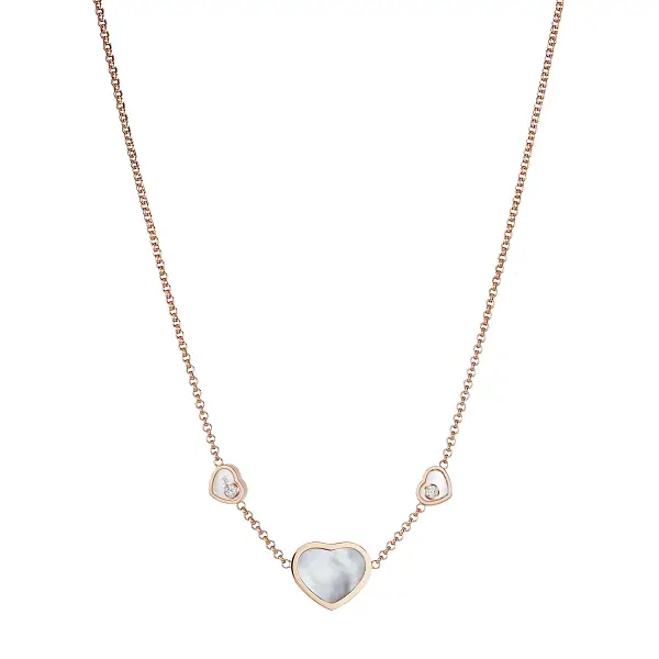 Gold Chopard Happy Hearts Necklace 81A082-5301