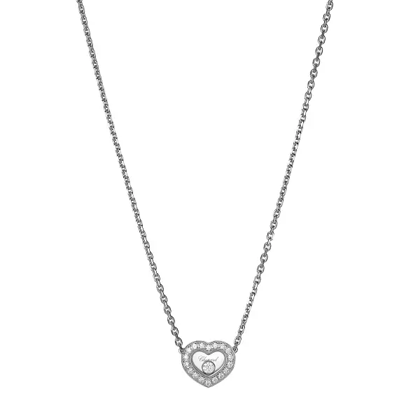 Gold Chopard Happy Diamonds Necklace 81A054-1201