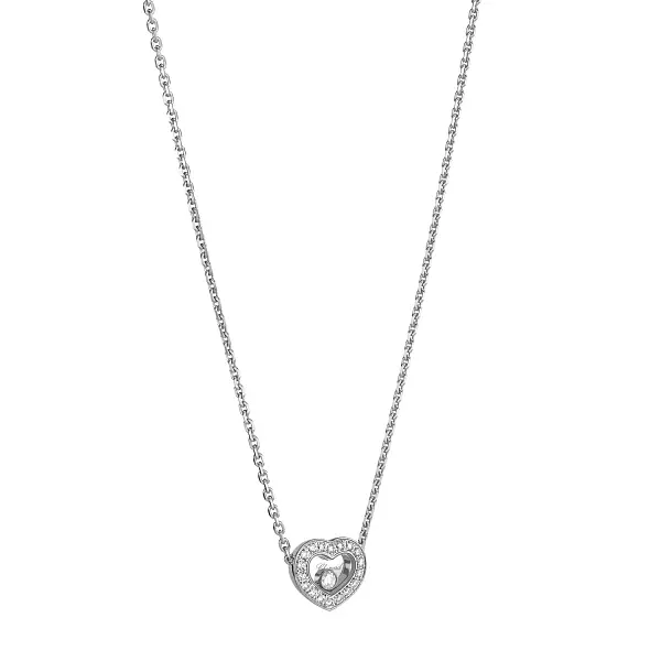 Gold Chopard Happy Diamonds Necklace 81A054-1201