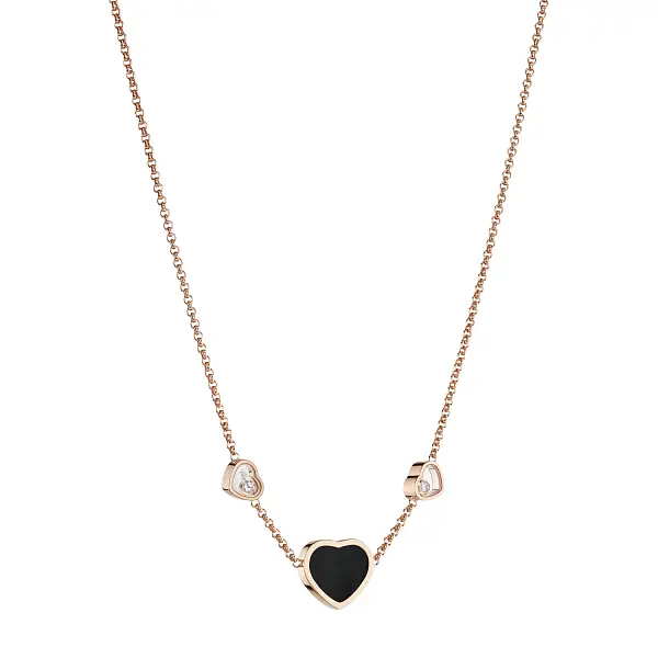 Gold Chopard Happy Hearts Necklace 81A082-5201