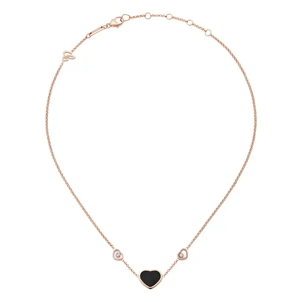 Gold Chopard Happy Hearts Necklace 81A082-5201