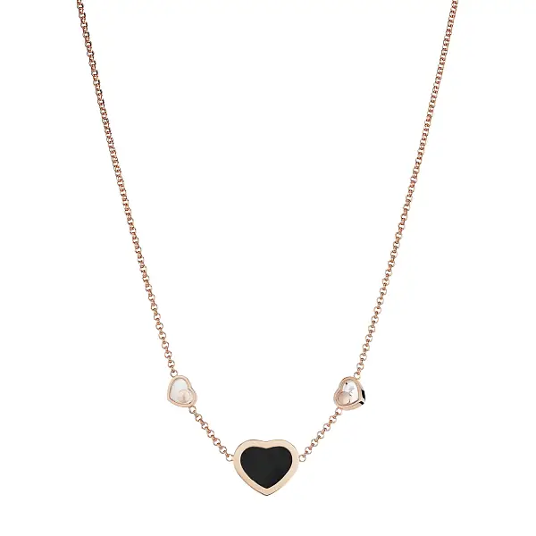 Gold Chopard Happy Hearts Necklace 81A082-5201