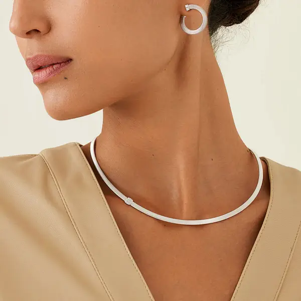 Marco Bicego Masai 18K White Gold Necklace CG731 B W