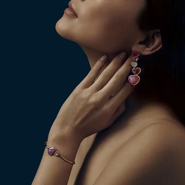 Gold Chopard Happy Hearts Bracelet 857482-5706