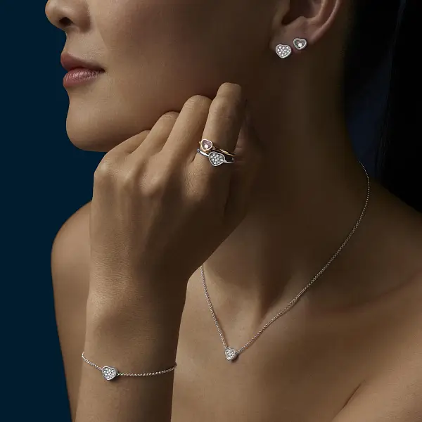 Gold Chopard My Happy Hearts Bracelet 85A086-1091