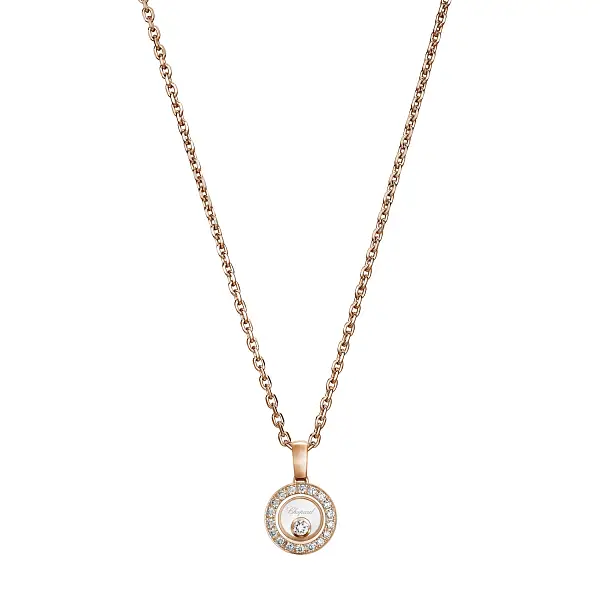 Gold Pendant Chopard Happy Diamonds 79A017-5201