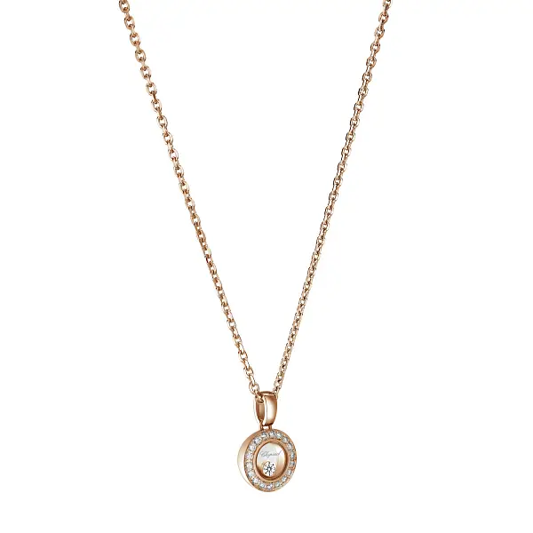 Gold Pendant Chopard Happy Diamonds 79A017-5201