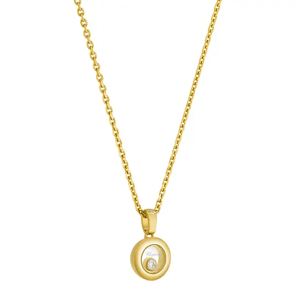 Gold Pendant Chopard Happy Diamonds 79A017-0001