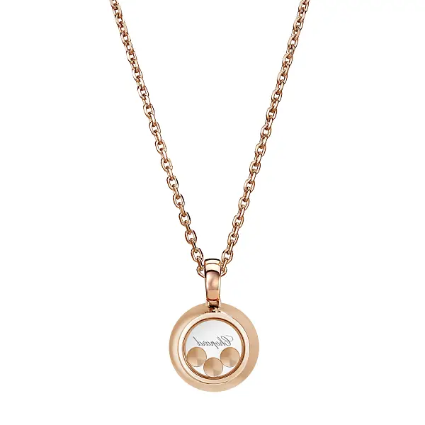 Gold Pendant Chopard Happy Diamonds 79A018-5201