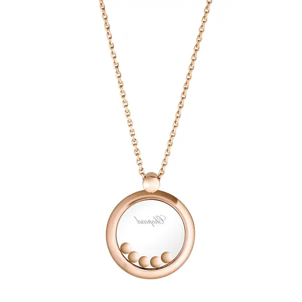 Gold Pendant Chopard Happy Diamonds 799434-5001