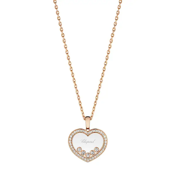 Gold Pendant Chopard Happy Diamonds 79A038-5201