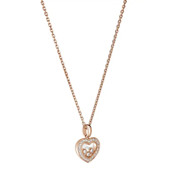 Gold Pendant Chopard Happy Diamonds 79A611-5201