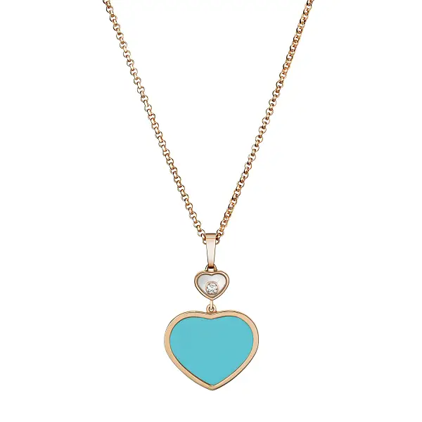 Gold Pendant Chopard Happy Hearts 797482-5401