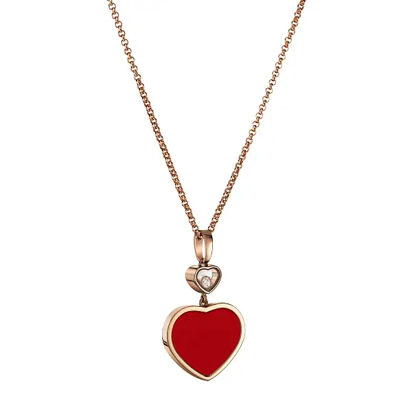 Gold Pendant Chopard Happy Hearts 797482-5801
