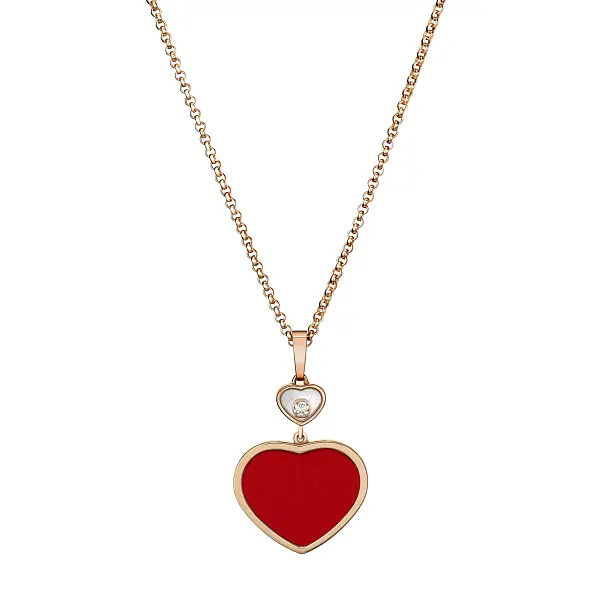 Gold Pendant Chopard Happy Hearts 797482-5801