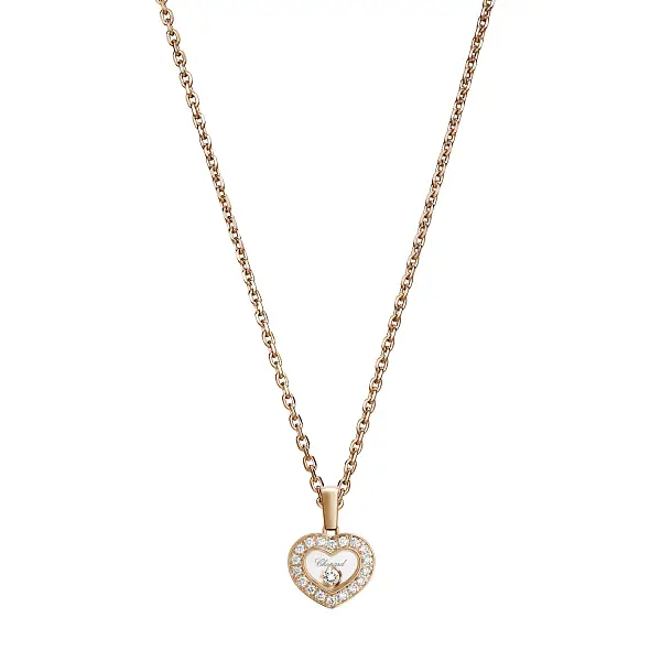 Gold Pendant Chopard Happy Diamonds 79A054-5201