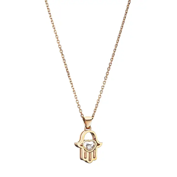 Gold Pendant Chopard Happy Diamonds 797864-5001