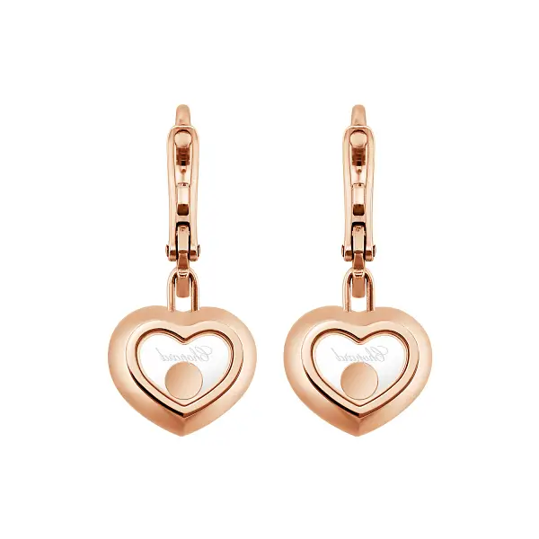 Gold Earrings Chopard Happy Diamonds 83A054-5401