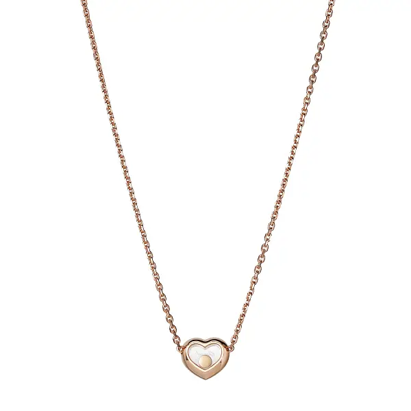 Gold Chopard Happy Diamonds Necklace 81A054-5001