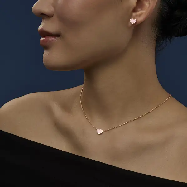 Gold Chopard Happy Hearts Necklace 81A086-5620