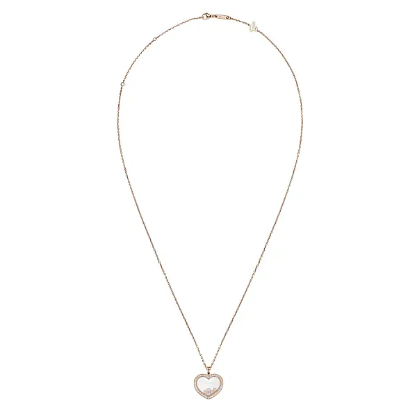 Gold Pendant Chopard Happy Diamonds 79A039-5201