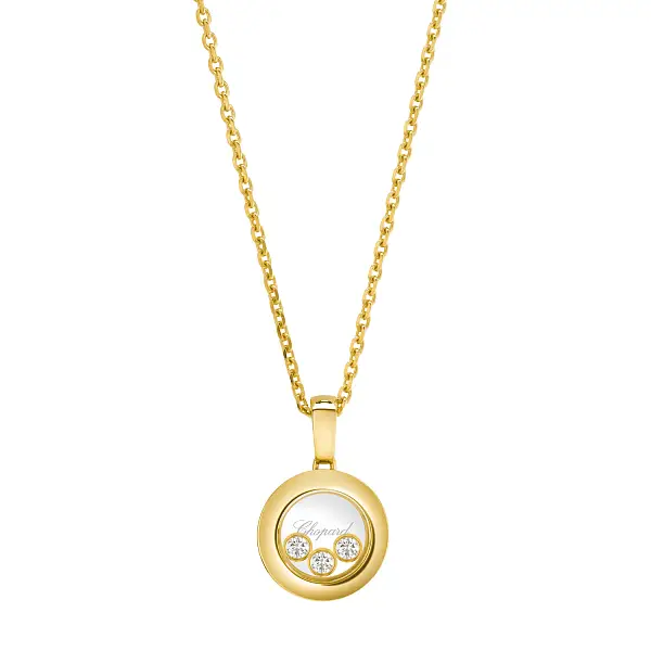 Gold Pendant Chopard Happy Diamonds 79A018-0001