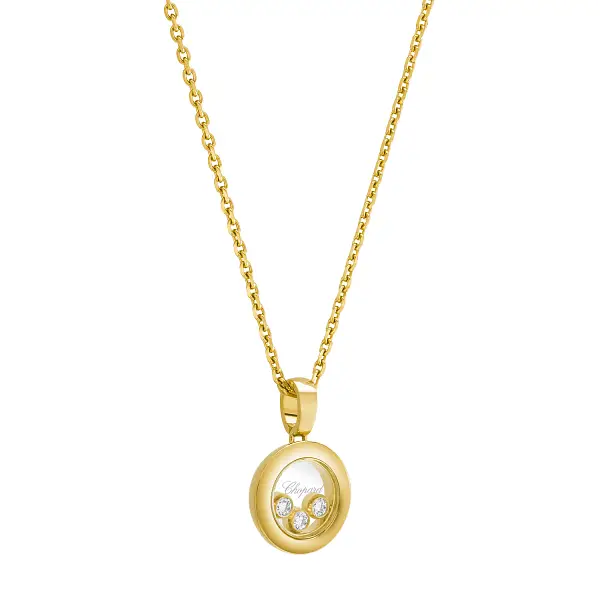 Gold Pendant Chopard Happy Diamonds 79A018-0001