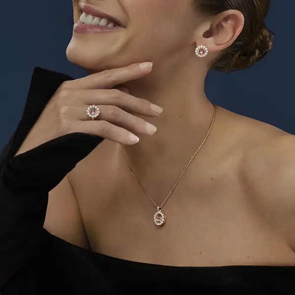 Gold Ring Chopard Happy Diamonds 82A609-5112