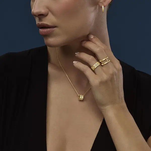 Gold Ring Chopard Ice Cube 827005-0042