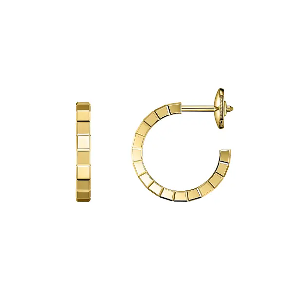 Gold Earrings Chopard Ice Cube 837702-0006