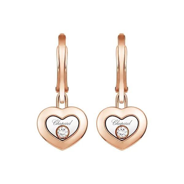 Gold Earrings Chopard Happy Diamonds 83A054-5301