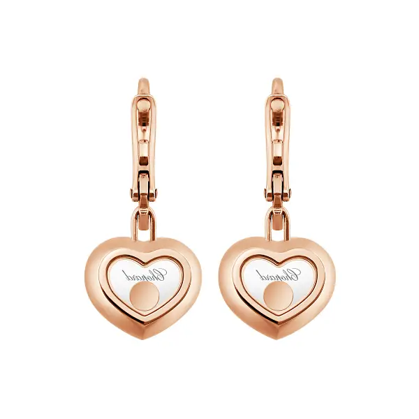 Gold Earrings Chopard Happy Diamonds 83A054-5301