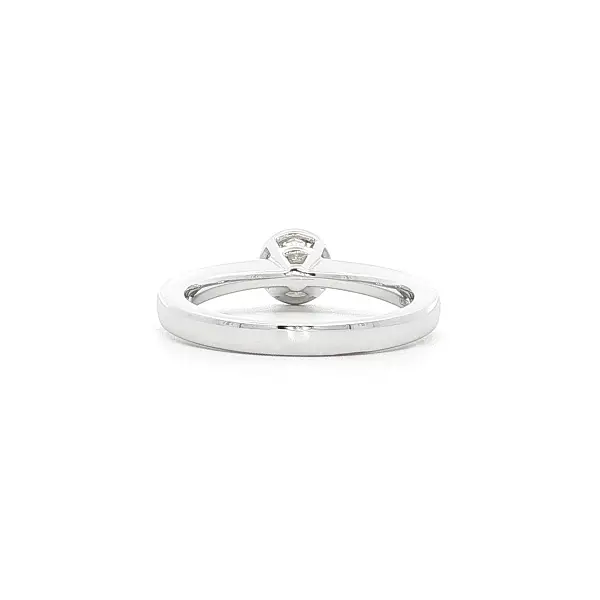 White Gold Engagement Ring with 0.52 ct Diamond
