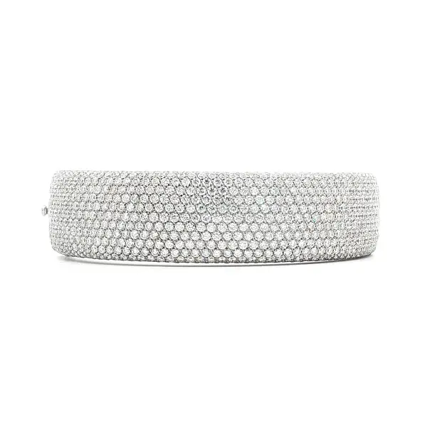 White Gold Bracelet Fully Set with Diamonds