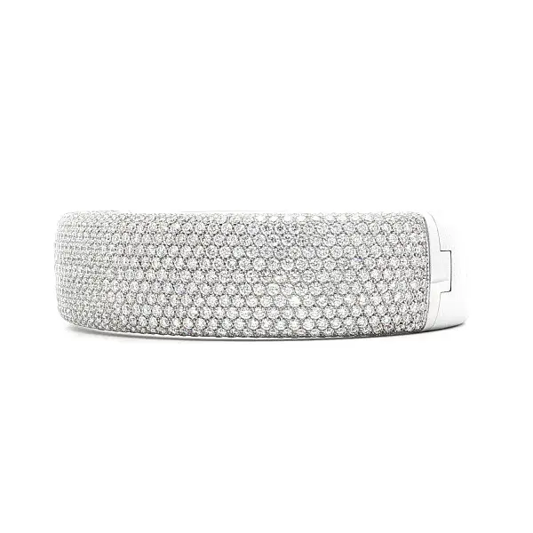 White Gold Bracelet Fully Set with Diamonds